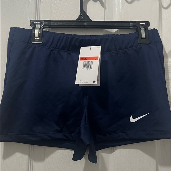 Nike Women's Athletic Shorts - Navy Blue - Picture 1 of 5